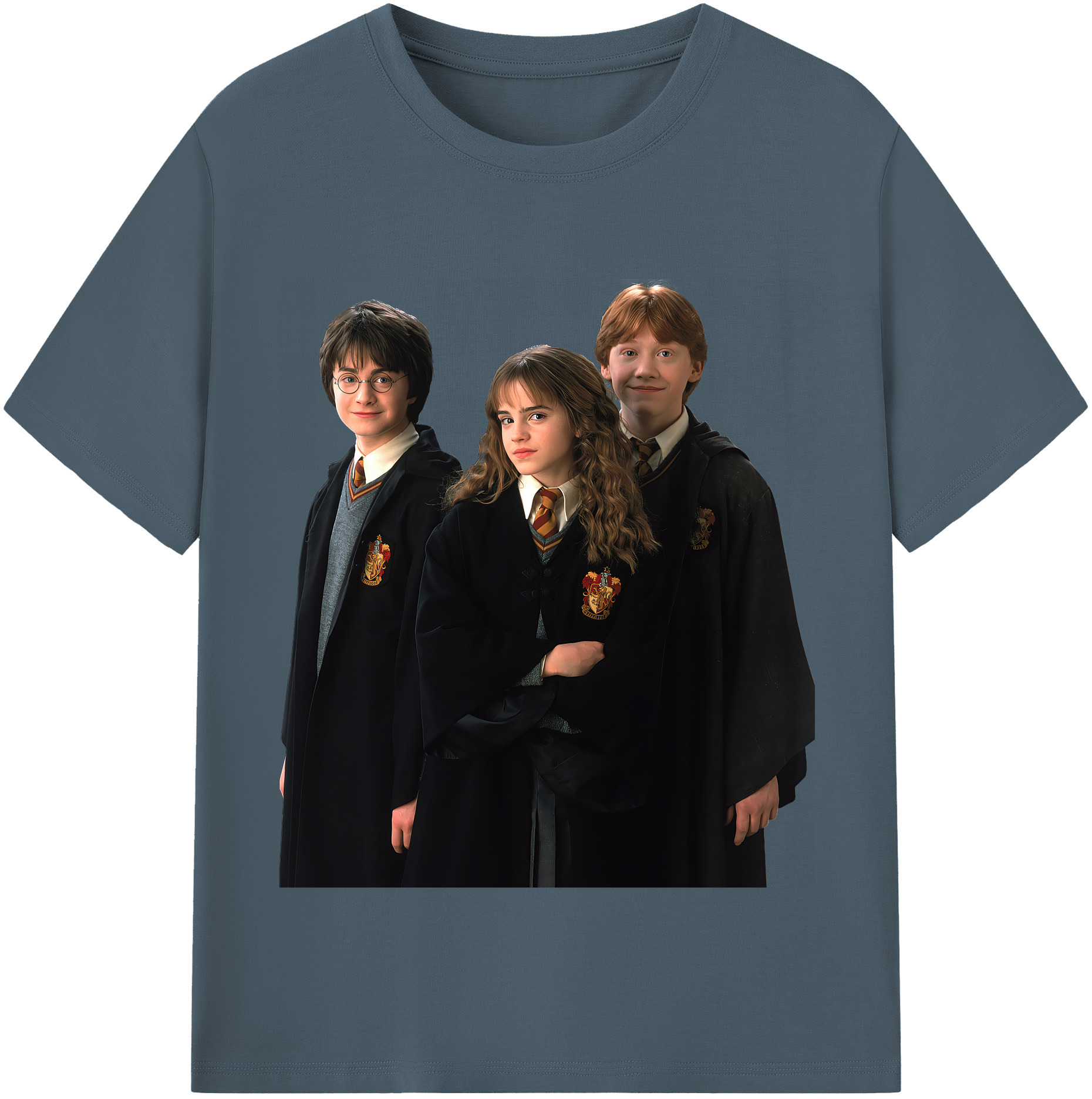 （画像用） Harry Potter ハリー・ポッターシリーズ 綿100％半袖Tシャツ（フロントプリント）